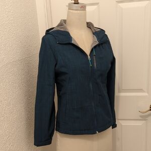Women's Blue Hooded Jacket